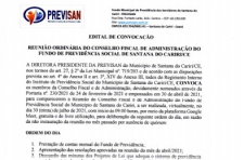 Edital de Convocação para Reunião dos Conselhos