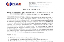 Edital de Convocação para Reunião dos Conselhos