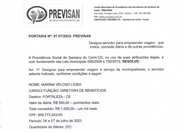 Designa servidor para empreender viagem que indica, concede diária e dá outras providências.