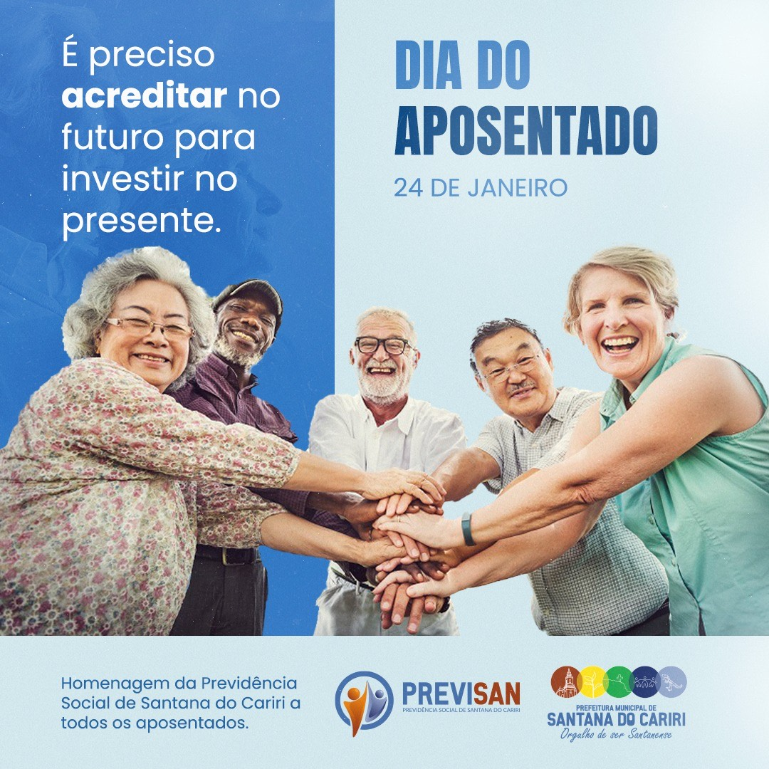 24 de janeiro Dia do Aposentado.